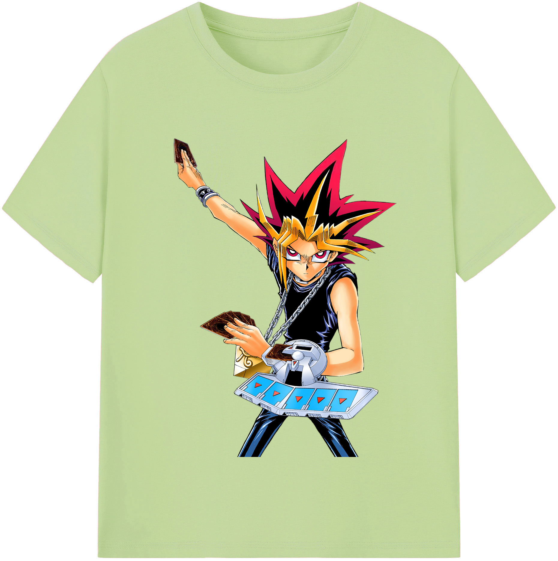 （画像用） 遊☆戯☆王 Yu-Gi-Oh! 綿100％半袖Tシャツ（フロントプリント）